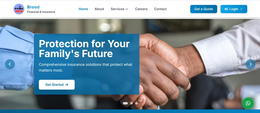 Broodfin - Insurance and financial services platform